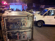  فجر اليوم: اصابة طفيفة لشخص بحادث طرق بين شاحنة ومركبة في شارع هرتسل